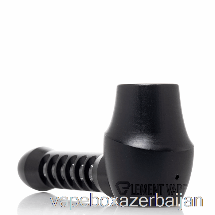 Vape Azerbaijan Cheech Glass Metal Encased Spoon Hand Pipe Black